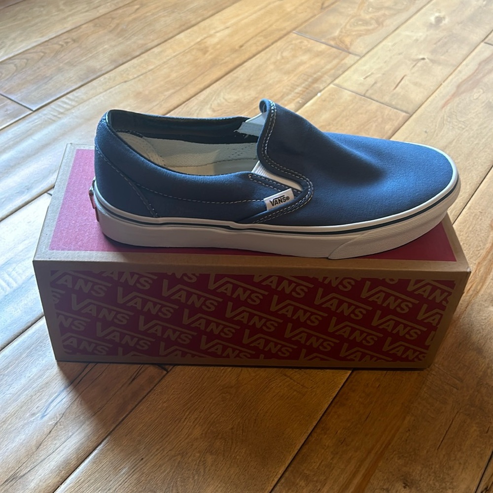 Navy Slip on Vans
